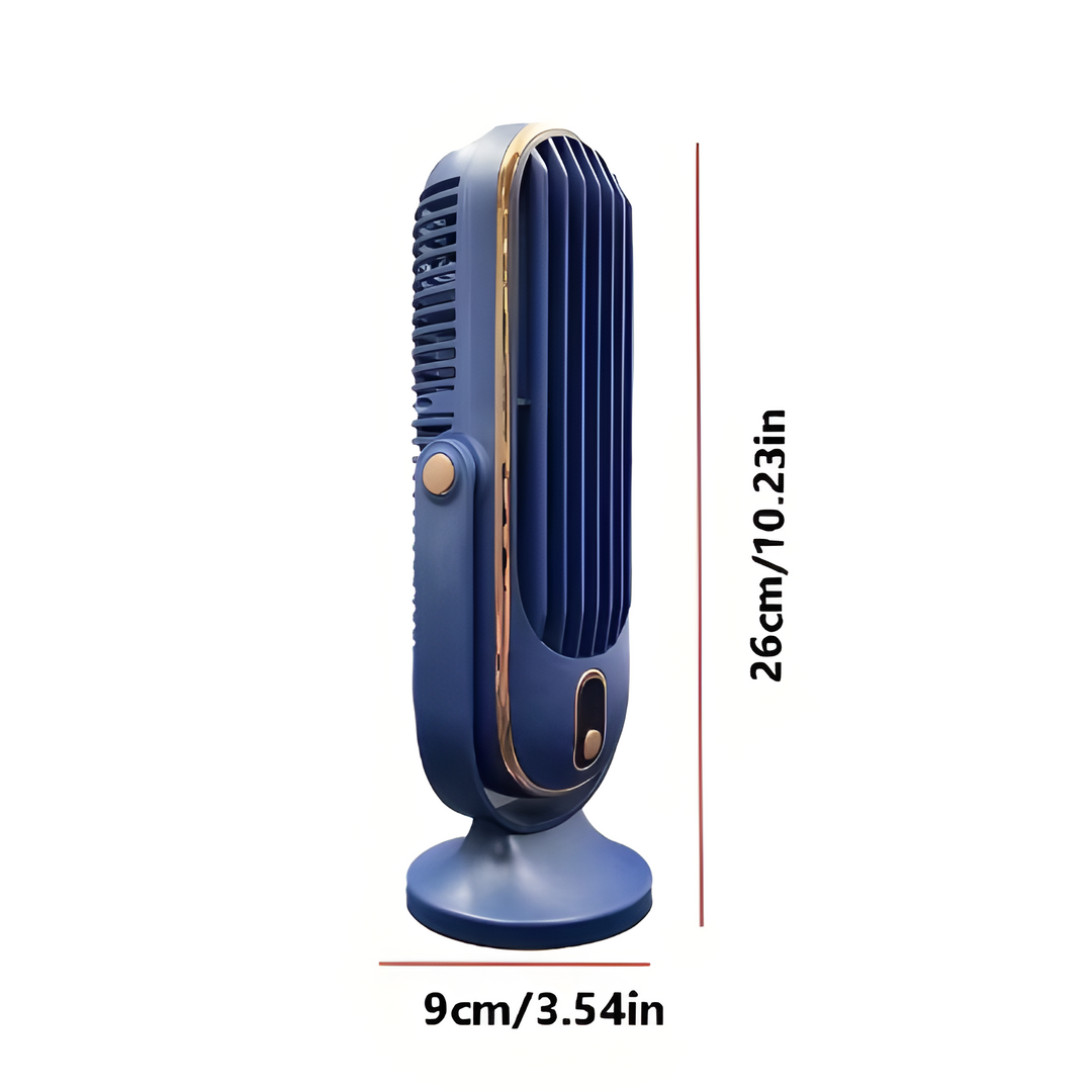 Compact High-Power Portable Desktop Fan - USB Rechargeable | Bowlift