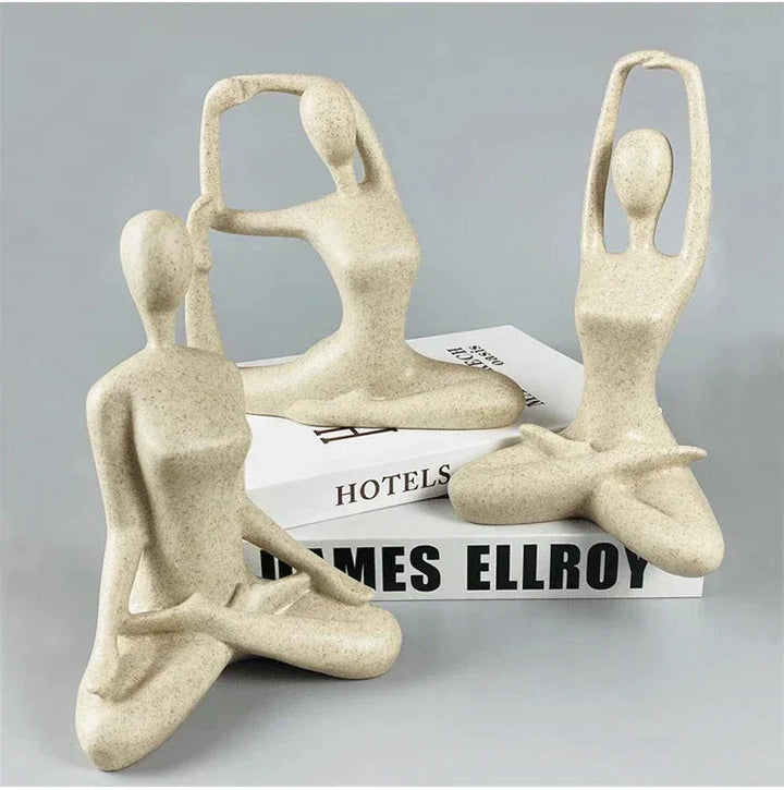 ZenJoy Woman in Yoga Figure – Modern Interior Decoration made of Resin | Bowlift