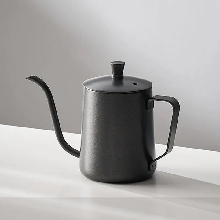 BowLift | GIANXI Hand Punch Coffee Pot With Lid Drip Swan Neck Spout Coffee Water Kettle Long Opening Coffee Machine Coffee Accessories