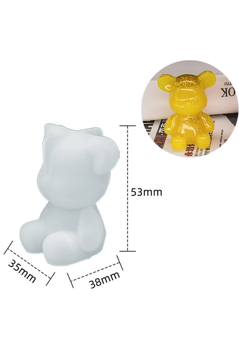 Stereo Bear Candle Shape | Bowlift