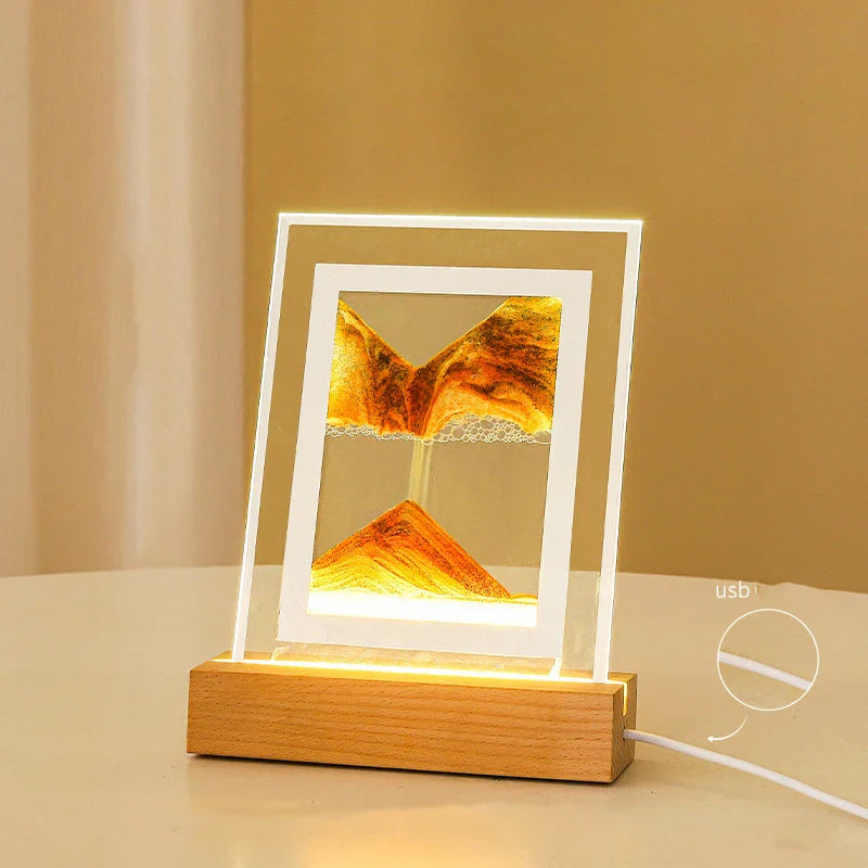 BowLift | Sand Art LED Quicksand Artistic Table Lamp