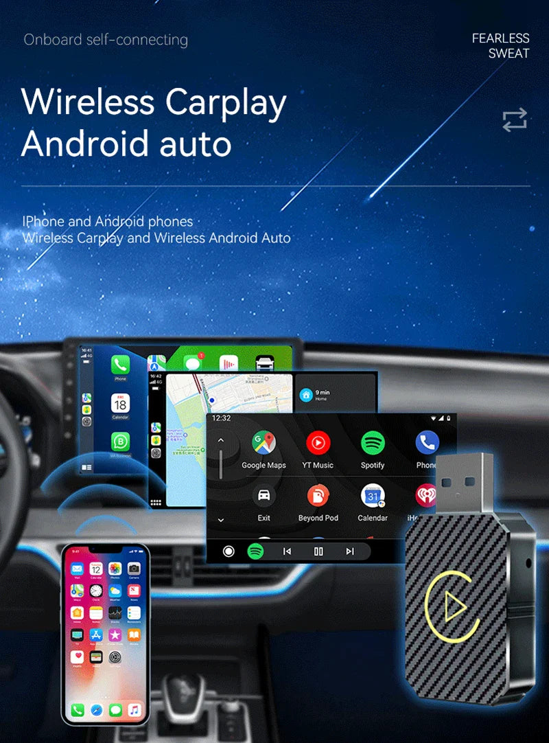 BowLift | 2 in 1 USB Mini Wireless CarPlay