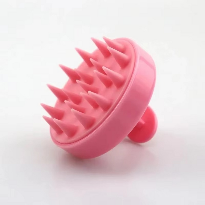 BowLift | Wheat Straw Silicone Scalp Massage Shampoo Brush with Soft Silicone Bristles