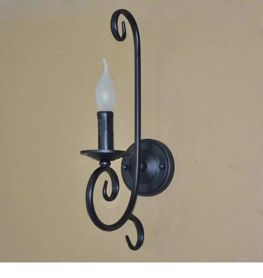 LuminousEra - Elegant Industrial Wall Lamp for Bedrooms Bowlift