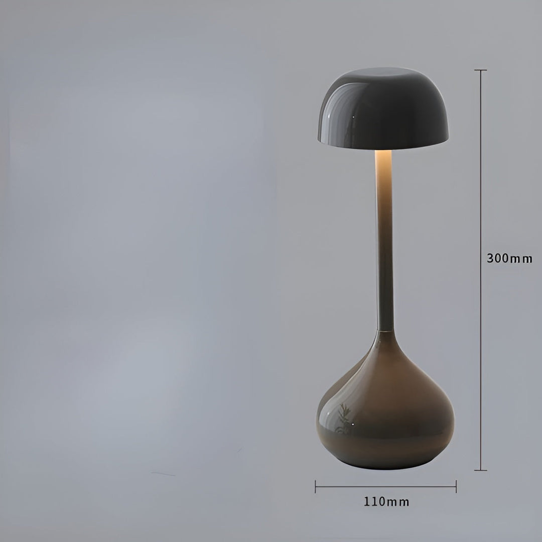 BowLift | LumiTouch Wireless LED Table Lamp – Elegant, Dimmable and Modern