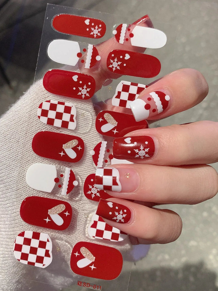BowLift | Christmas Nail Stickers | Festive Designs | Easy to Apply