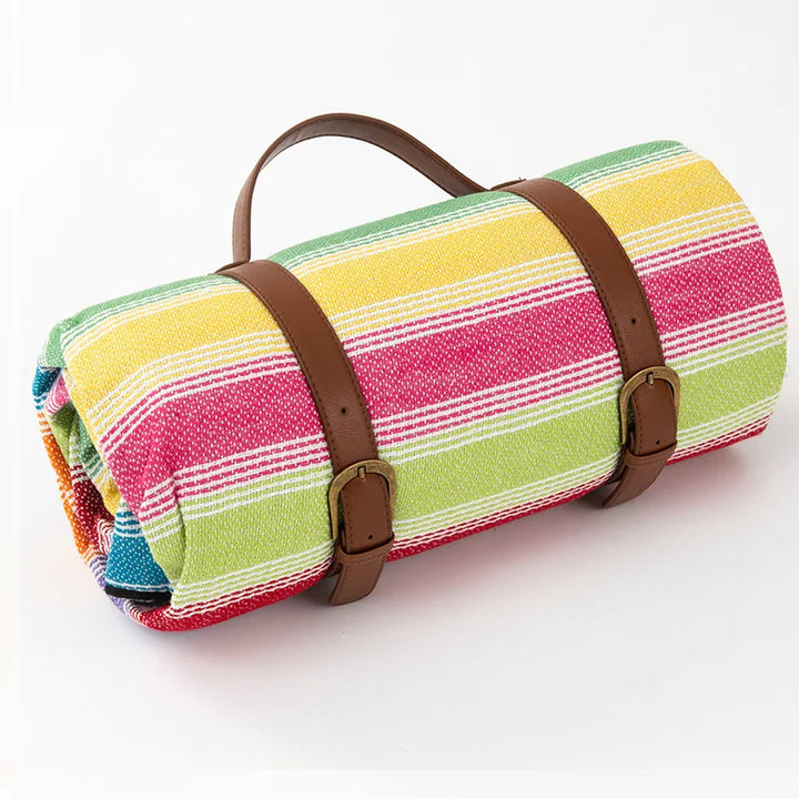 NovaPlaid | Waterproof foldable picnic blanket with carry strap | Bowlift