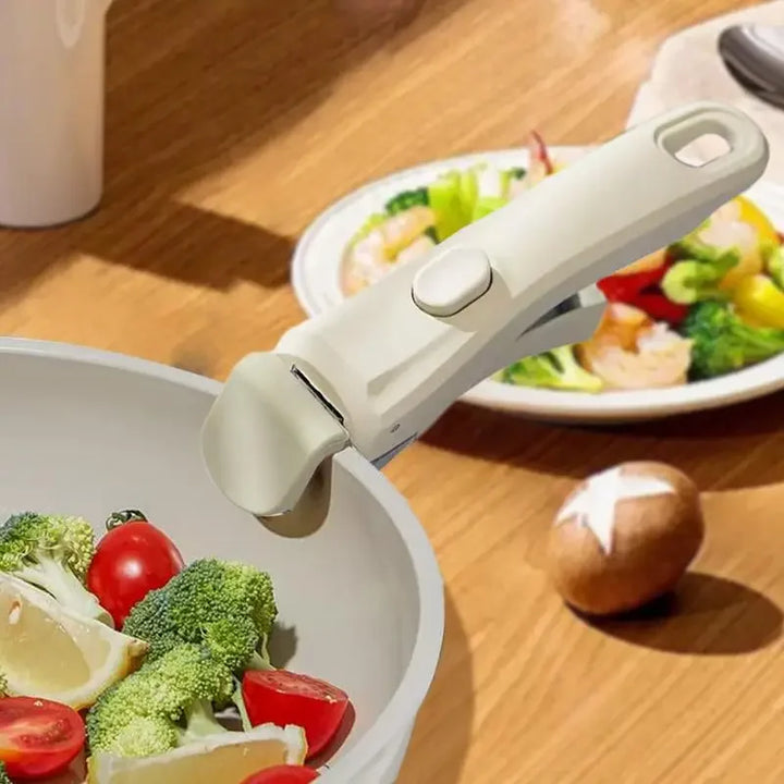 BowLift | Flexigrip Detachable Universal Pot Handle | Heat Resistant & Ergonomic | For Pans & Pots | One-Hand Operation