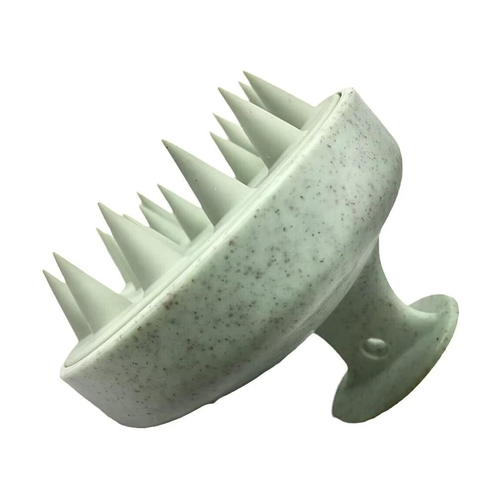 BowLift | Wheat Straw Silicone Scalp Massage Shampoo Brush with Soft Silicone Bristles
