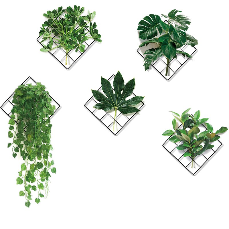 3D Nature Wind Green Plant Wall Sticker | Bowlift