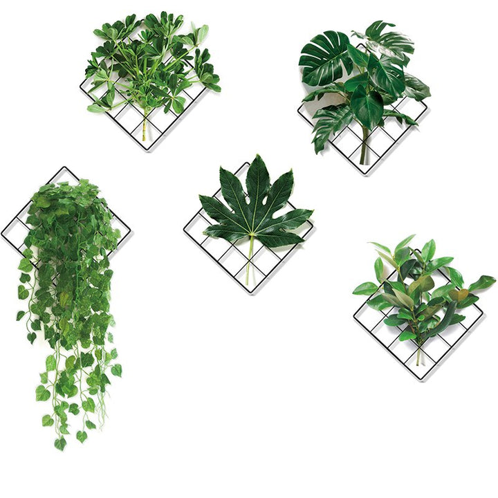 3D Nature Wind Green Plant Wall Sticker | Bowlift