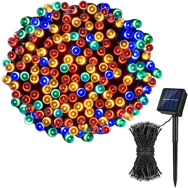 BowLift | Waterproof Solar Garland with LED Lights for the Garden