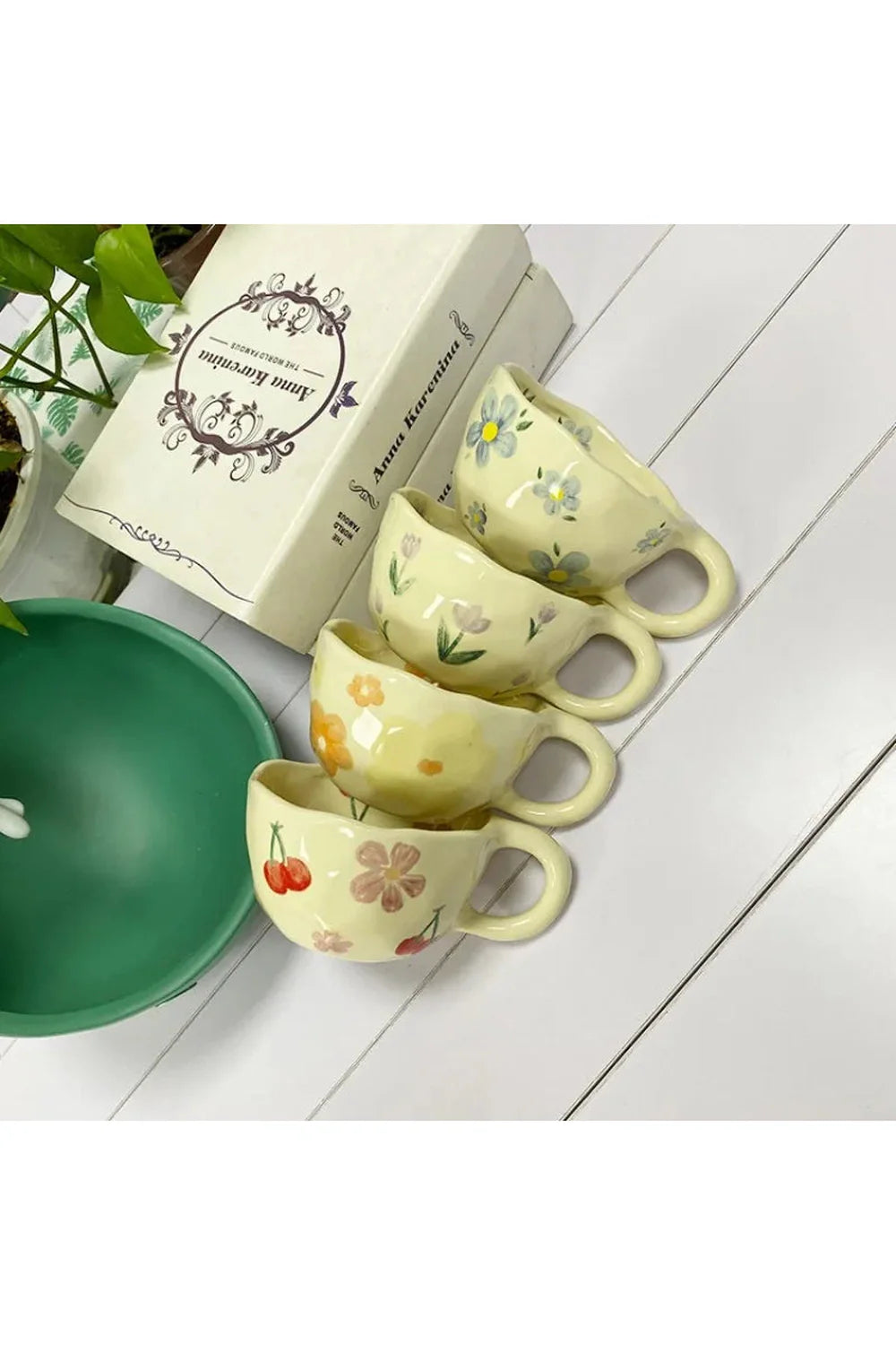 Flower ceramic mug | Bowlift