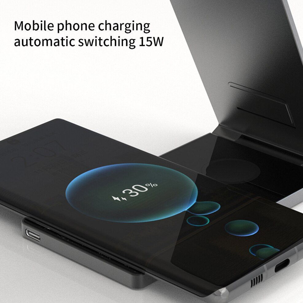 BowLift | Clear Beam Foldable Magnetic Wireless Charger Stand