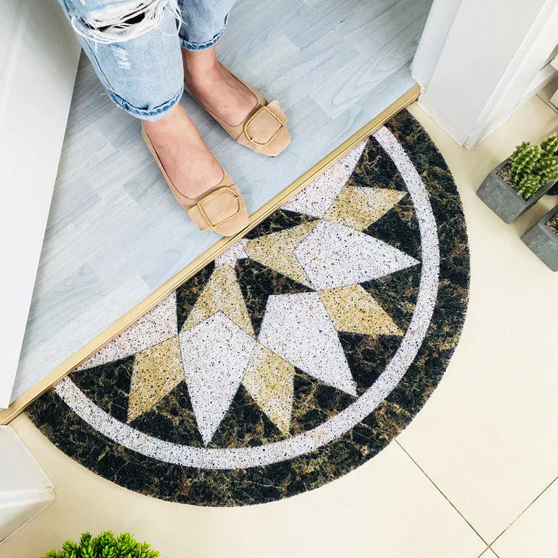 FloraMat - Elegant Half-Round Doormat for Your Home Bowlift