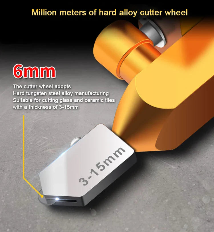 BowLift | 2 In 1 Glass Tile Cutter with Breaking Pliers