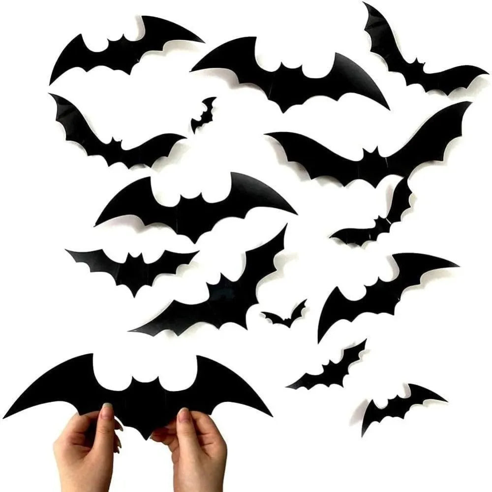 BowLift | Luminous LED Bat Wall Stickers 24PCS