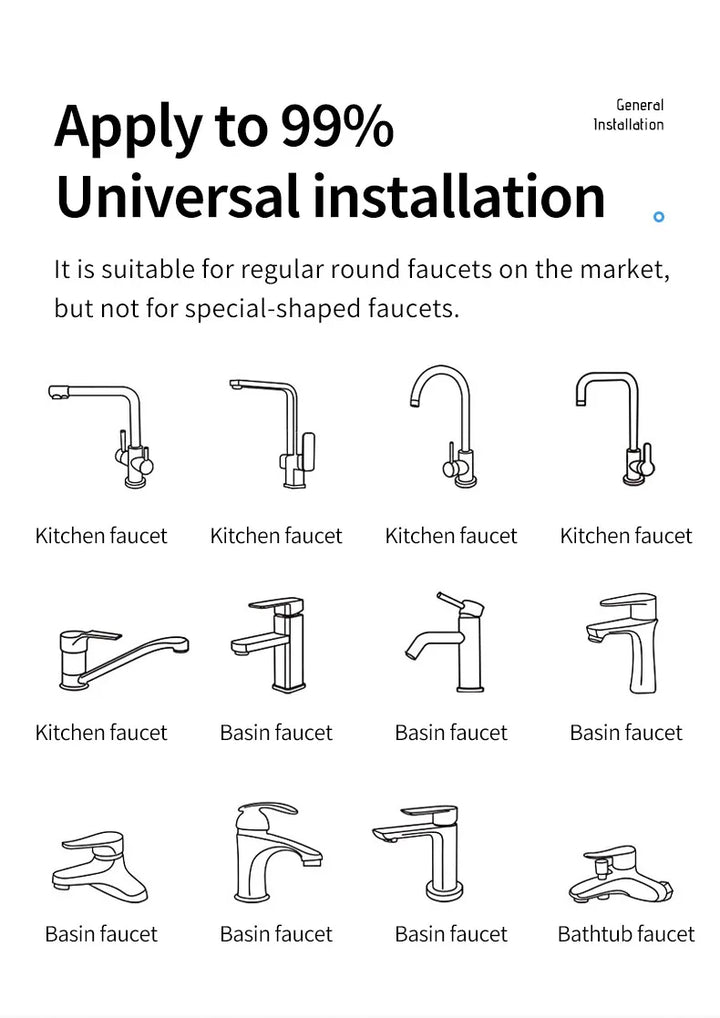 BowLift | Splash Filter 1080 Degree Rotation Faucet