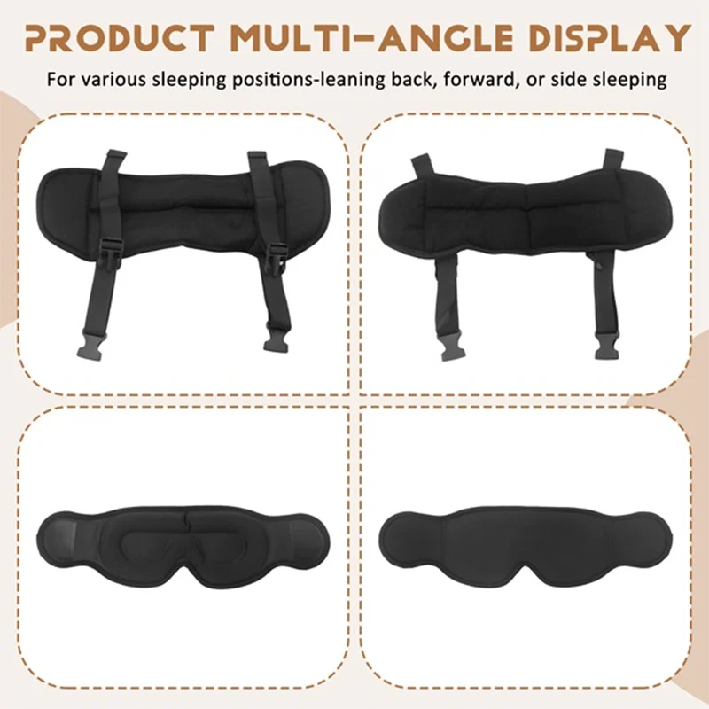 BowLift | 2 in 1 Comfort Headrest Blackout Eye Mask