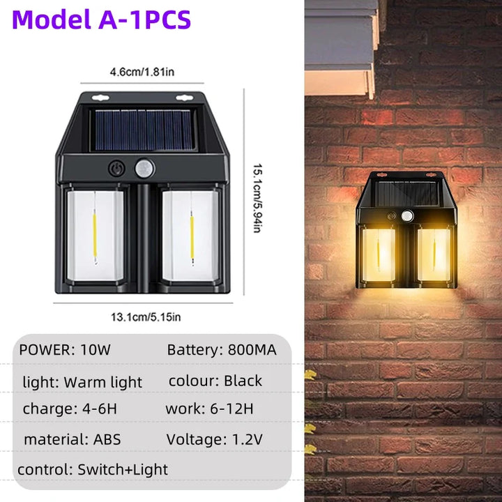 Night Guard LED Solar Wall Waterproof Lamp | Bowlift