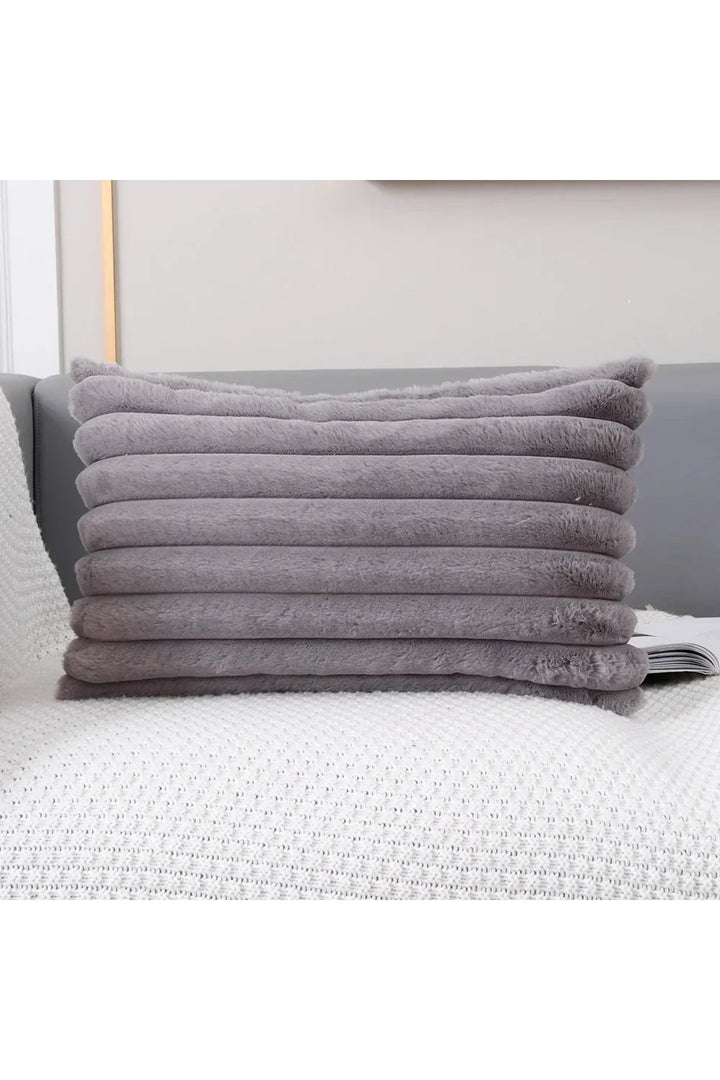 White plush pillow cover | Bowlift