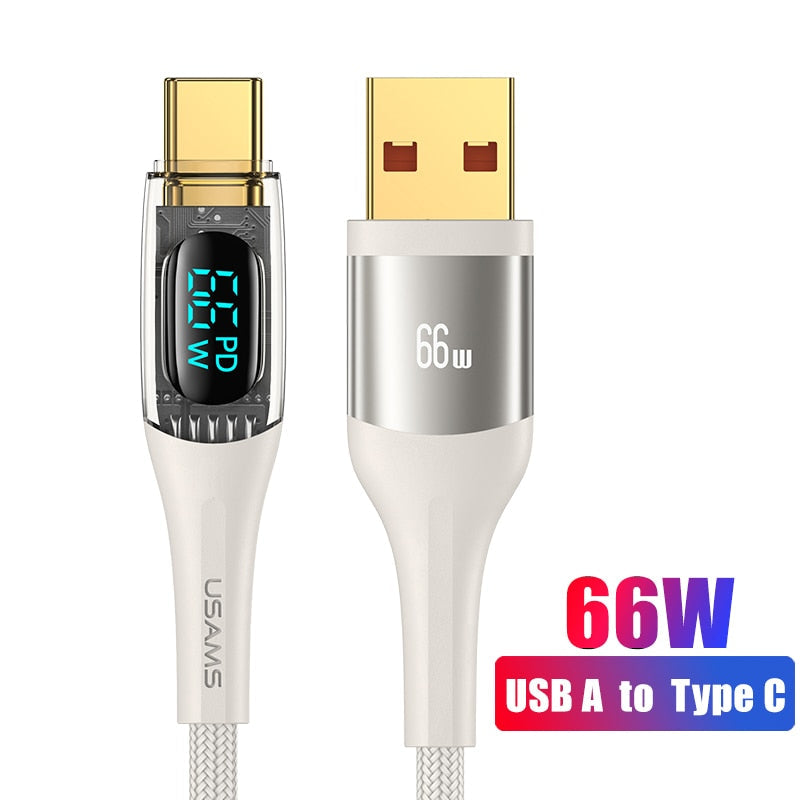 BowLift | Turbo Connect Led Display Fast Phone Charging Cable
