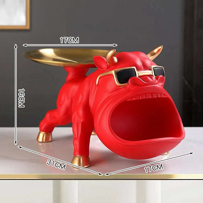 Fancy Bull Decorative Key Holder | Bowlift