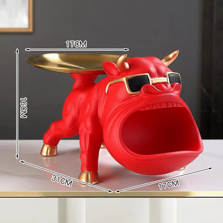Fancy Bull Decorative Key Holder | Bowlift