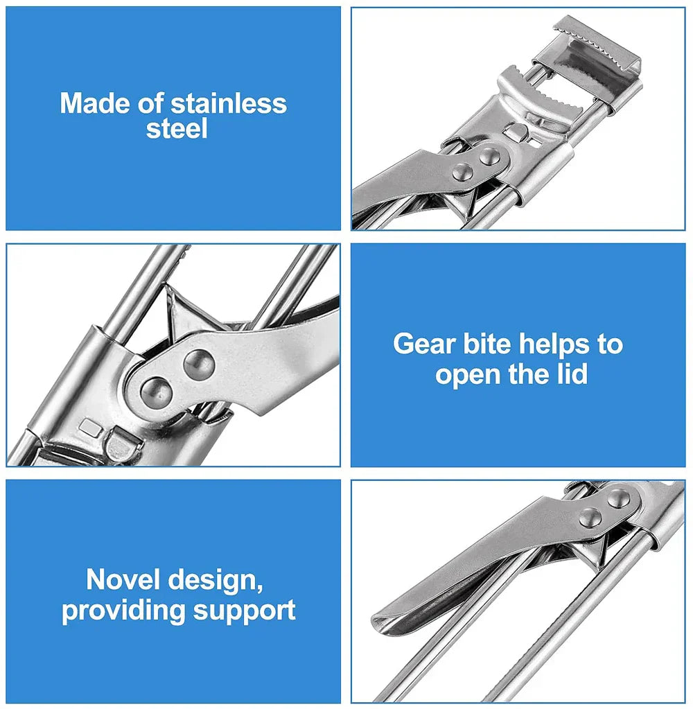 BowLift | Gripano Glass Opener | Adjustable | Stainless Steel | Anti-Slip Handle | Ideal for Weak Hands