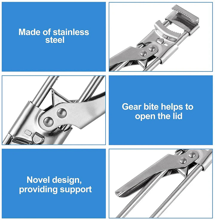 BowLift | Gripano Glass Opener | Adjustable | Stainless Steel | Anti-Slip Handle | Ideal for Weak Hands