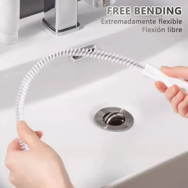 BowLift | Drainova Pipe Cleaner Brush | Flexible & Reusable | For Bathroom & Kitchen | 45–65 cm