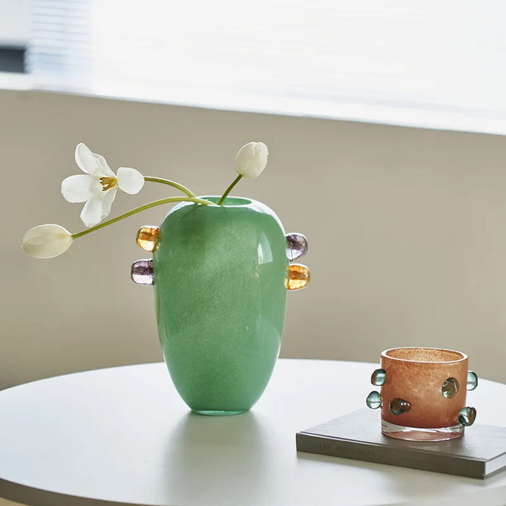 Polka Globe Glass Vase Collection | Bowlift
