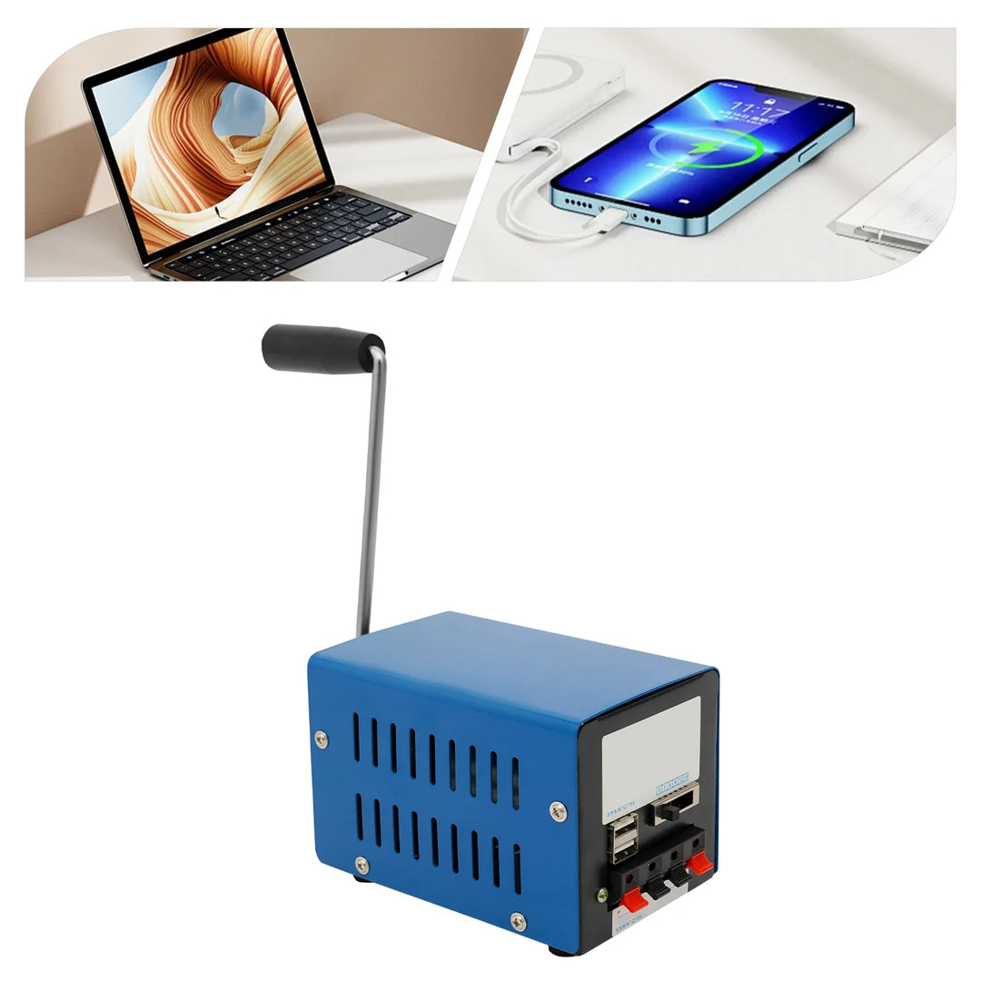 BowLift | Mini Hand Dynamo USB Generator – Power without Grid