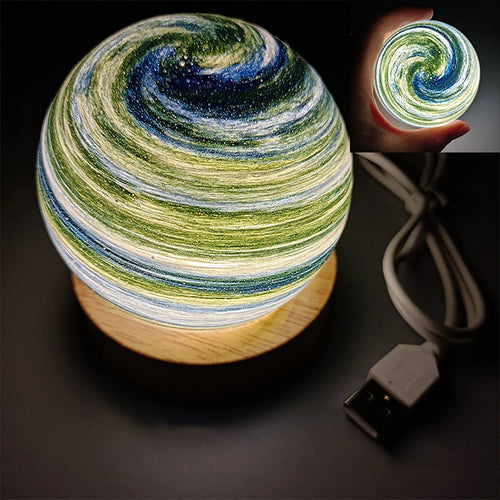 3D Crystal Planets Atmosphere Night Lamp | Bowlift