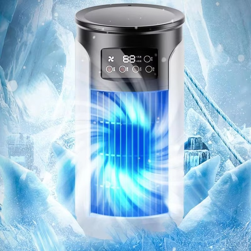 BowLift | Portable Air Conditioners Fan Evaporative Cooler USB Quiet Timer Room Cooling Small 10 oz Water Tank Personal Cooler Adjustable