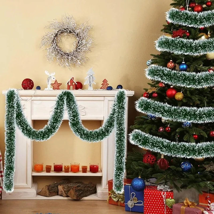 Christmas Decoration Garland – Artificial Fir Garland for Indoor and Outdoor Decoration | Bowlift