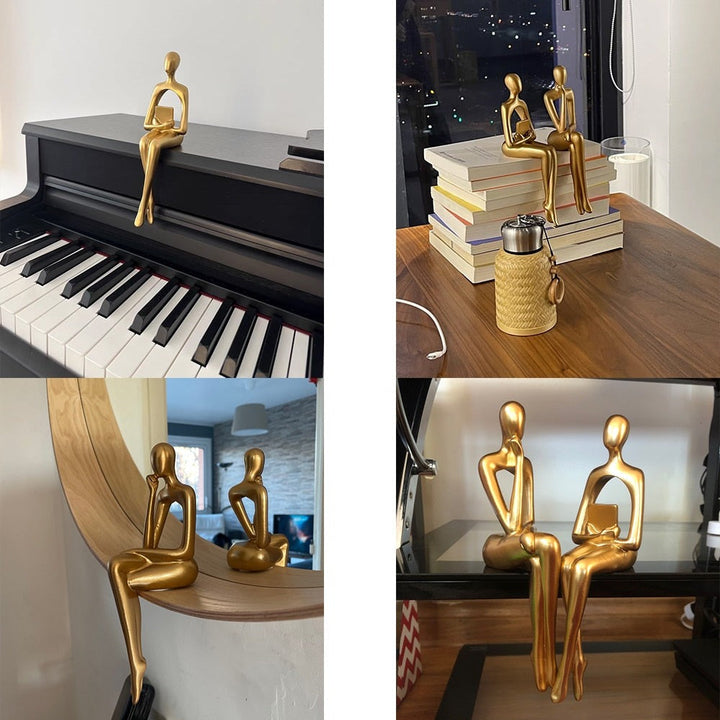BowLift | Modern Figurines Abstract Home Decor Sculpture
