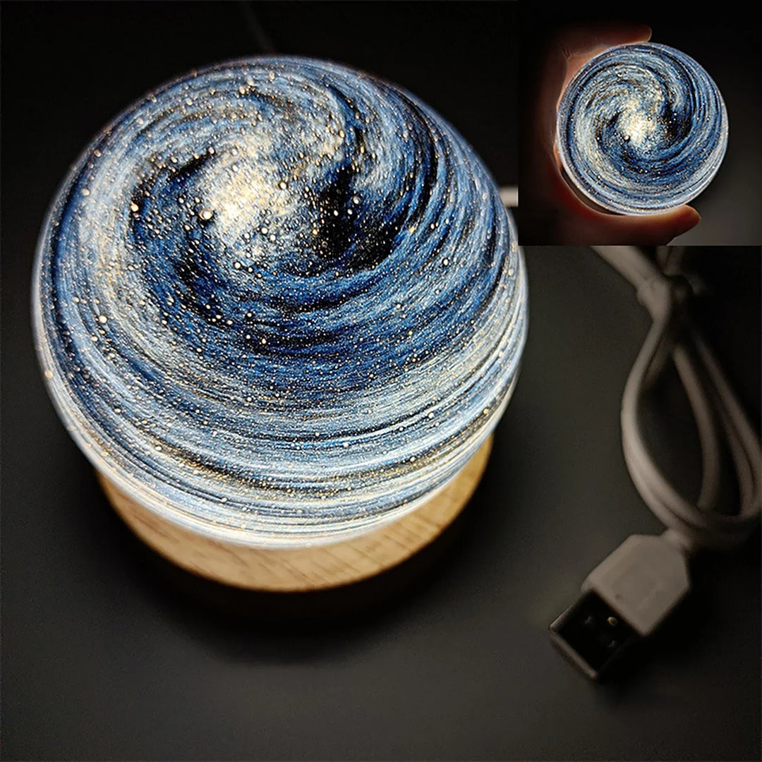 3D Crystal Planets Atmosphere Night Lamp | Bowlift