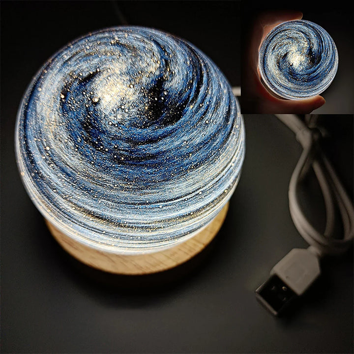 3D Crystal Planets Atmosphere Night Lamp | Bowlift