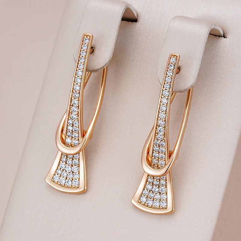 BowLift | Classy Layered Diamond Accented Earrings