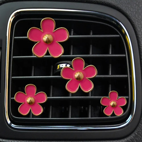 BowLift | FloraDrive Scent Clips | Flower Air Fresheners for Car | Set of 4 | Decorative Aromatherapy for Vent Slots