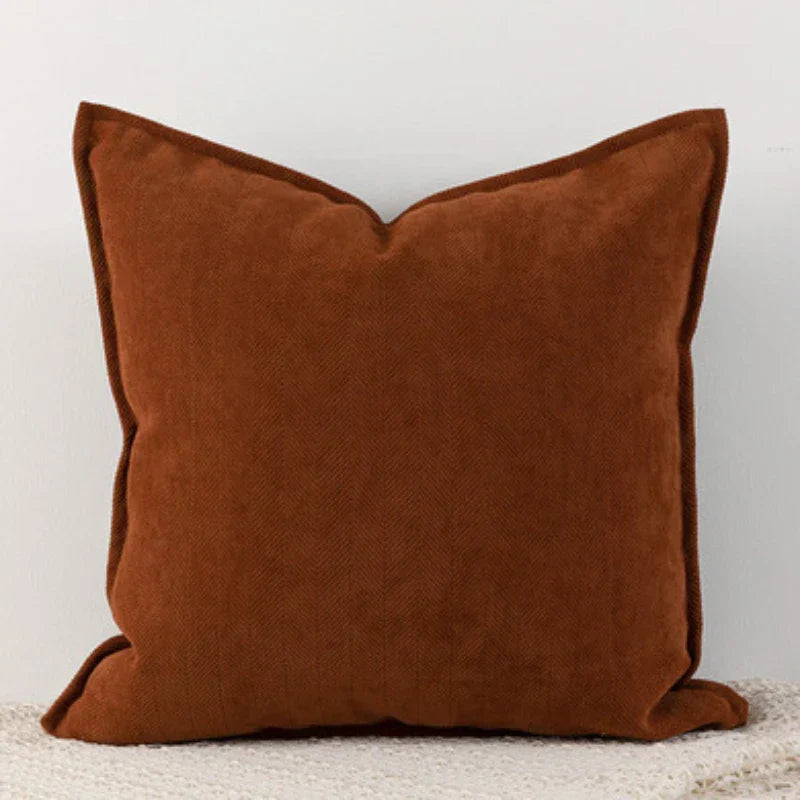 Simple Chenille Pillow Cover for Living Room & Bedroom Decoration – Soft Pillowcase for Modern Home | Bowlift