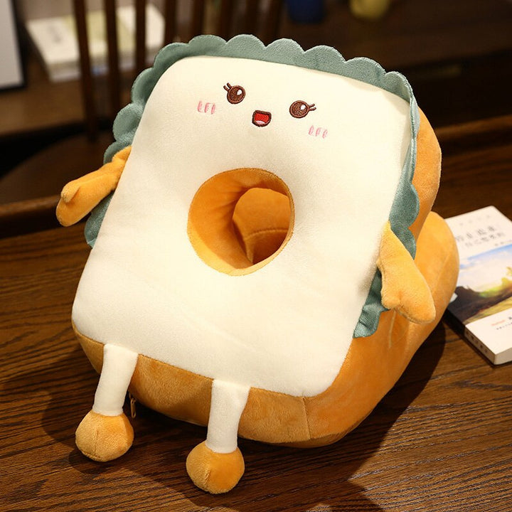 Funny Toast Nap Pillow | Bowlift