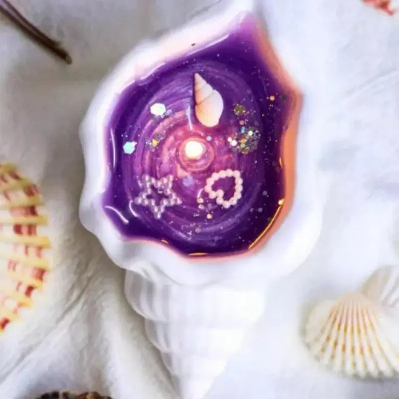Handmade Sea Shell Starfish Aromatherapy Candle | Bowlift