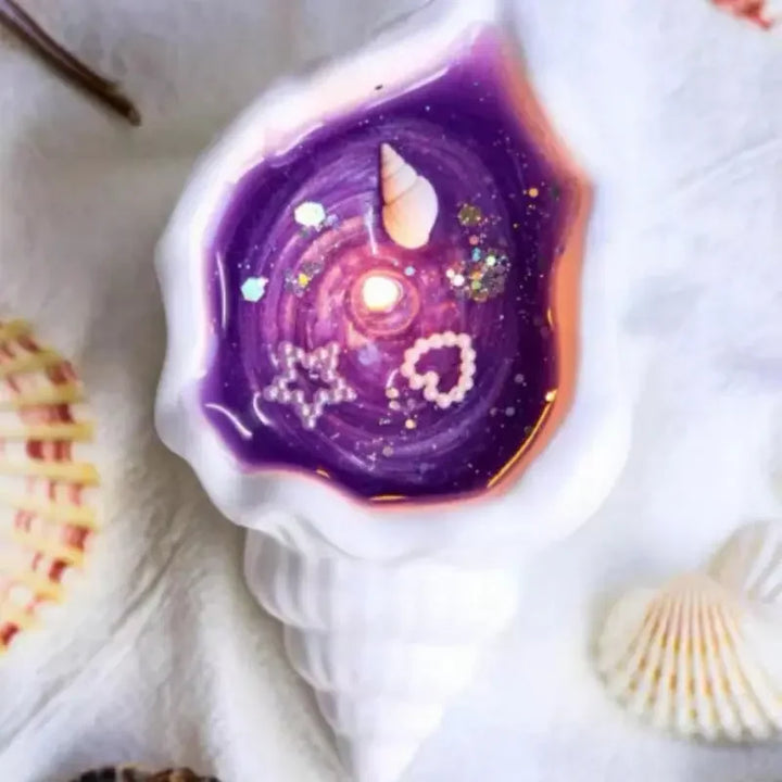 Handmade Sea Shell Starfish Aromatherapy Candle | Bowlift