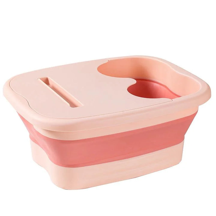 BowLift | Solevia Foldable Foot Bath with Massage Function | Space-saving & sturdy | For foot care, pedicure & relaxation at home