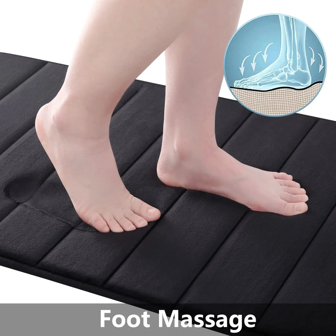 LuxSoft Memory Foam Bath Mat | Bowlift