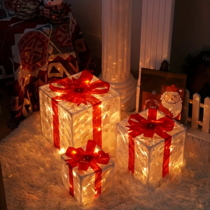 BowLift | Indoor Light-Up Presents (Set of 3)