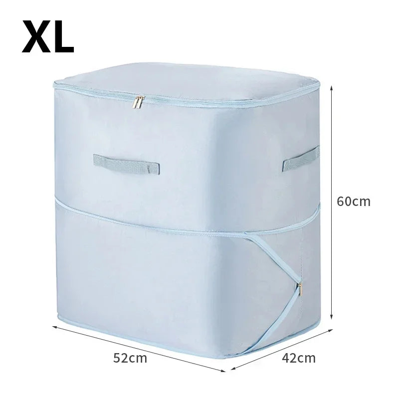 Storage bag for bedding with 40% space savings | Bowlift