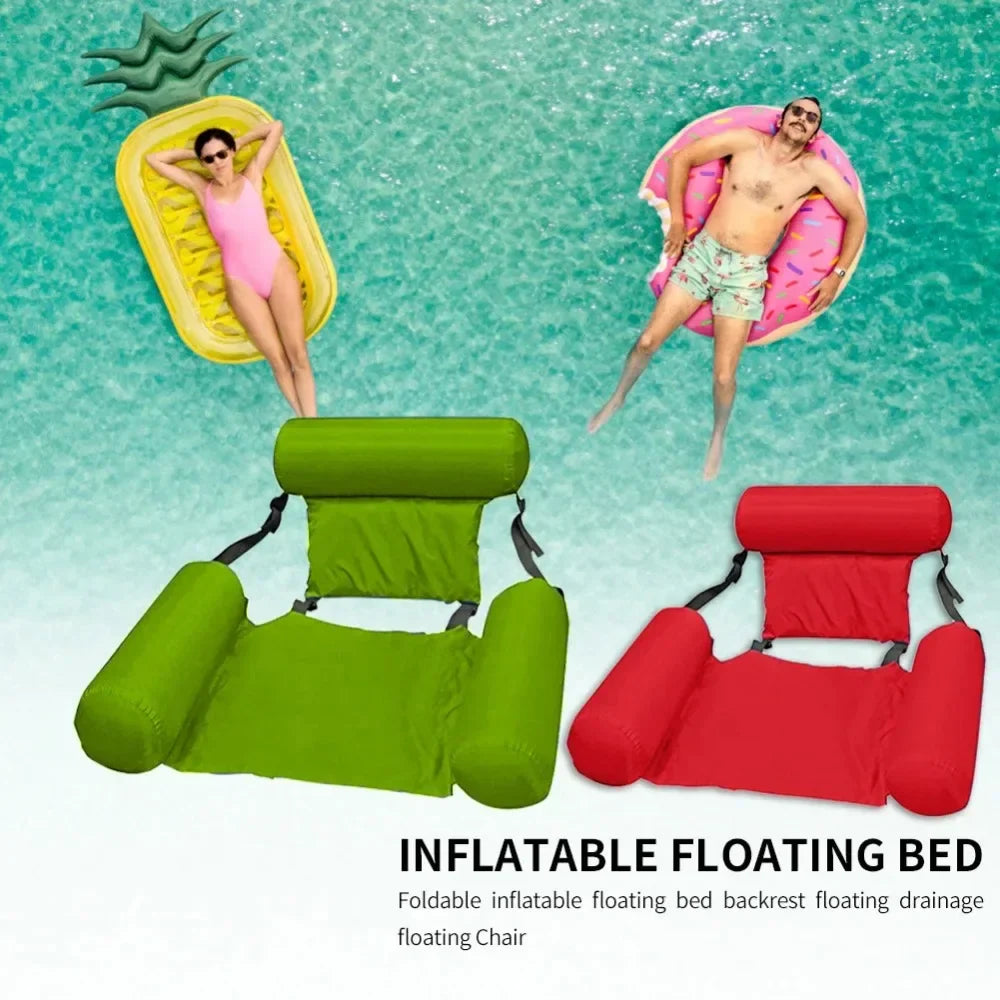 BowLift | Inflatable Water Hanging Chair | Adjustable & Portable | AquaLiva Pool Lounge for Beach & Swimming Pool – 100×120 cm